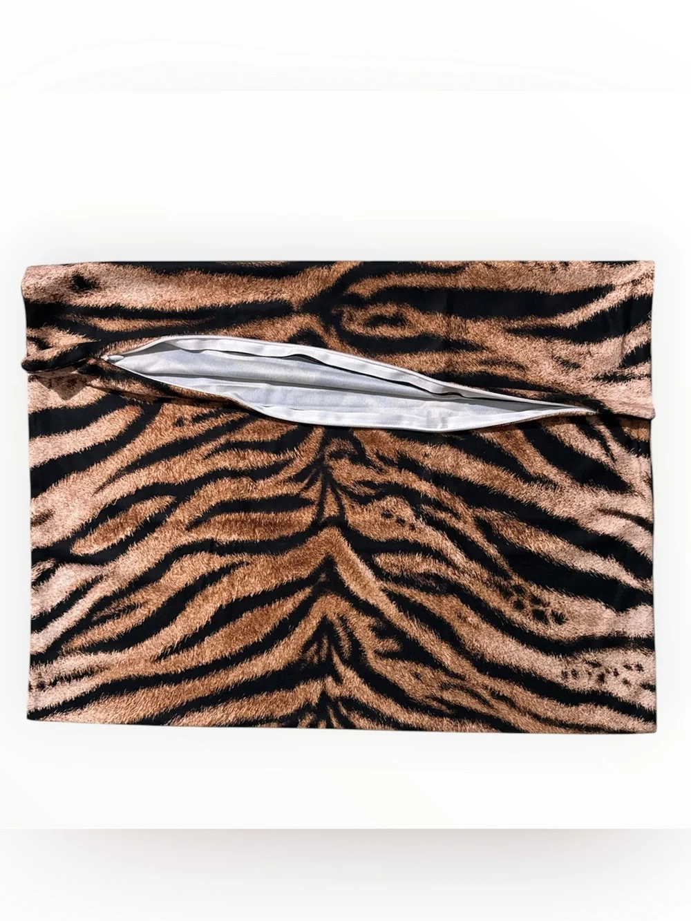 Tiger Print Throw Pillow Cover 20x20 Animal Print Cushion Cover Sofa Couch